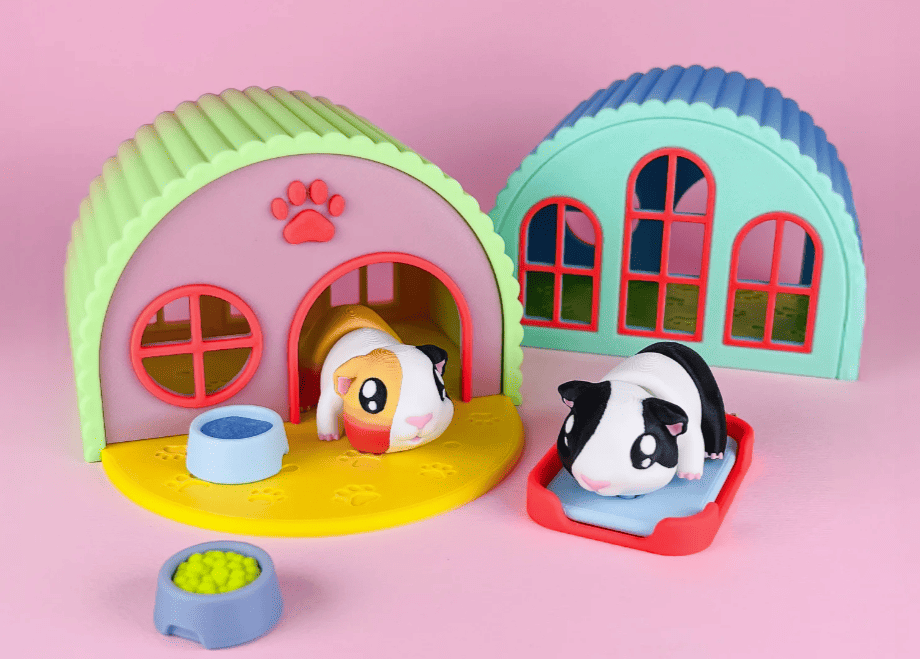 3d printed gifts_8_cute flexi animal diorama